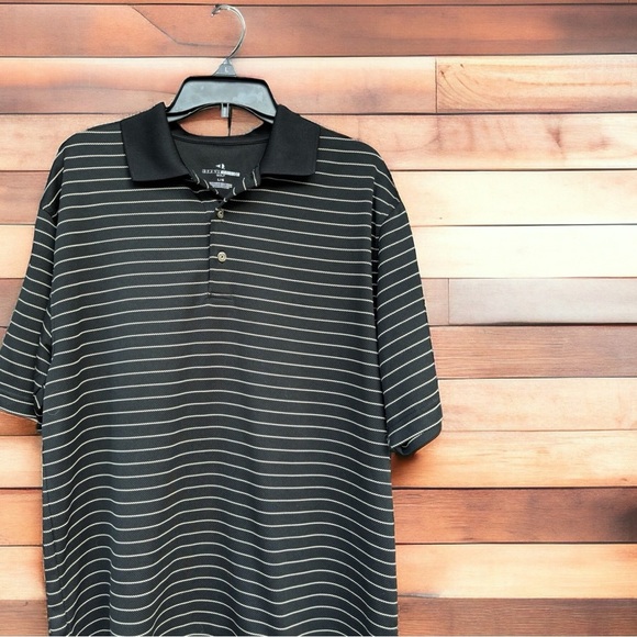 Grand Slam Men's Size Large Black/White Golf Polo Size Large #PGA #MensGolf. - Picture 2 of 3